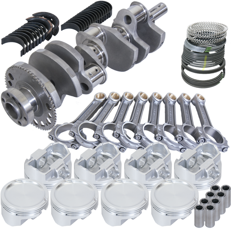 Eagle Chevy 4.8/5.3 LS 4.000in Crank 58 Tth Rlctor 6.125in I-Beam 3.800in Pistons Rotating Assembly