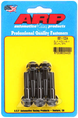 ARP 661-1004 Metric Thread Bolt Kit M8 x 1.25 x 35mm hex black oxide bolts Photo-1 