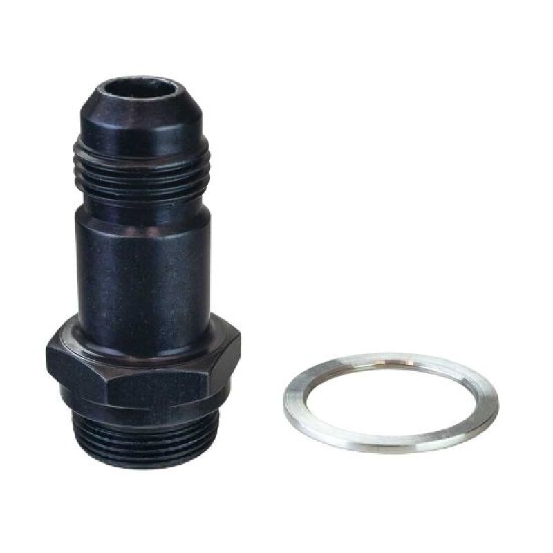 Moroso -8AN x 7/8in-20 2in Long Carburetor Fuel Inlet Fitting