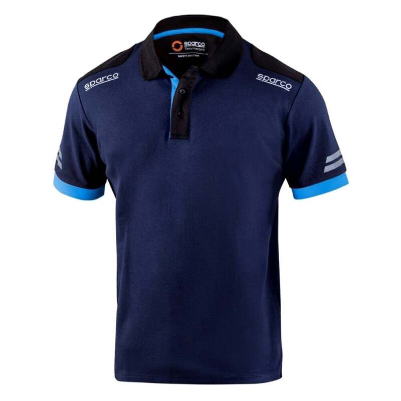 Sparco TW Polo - Large - Navy/Blue