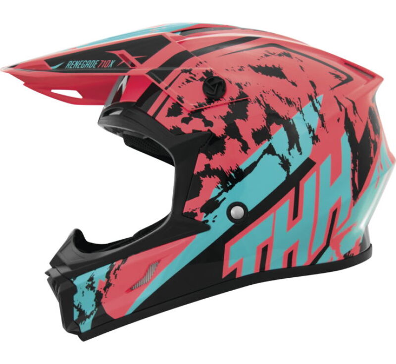 THH Helmets T710XR Renegade Coral/Bue - XL