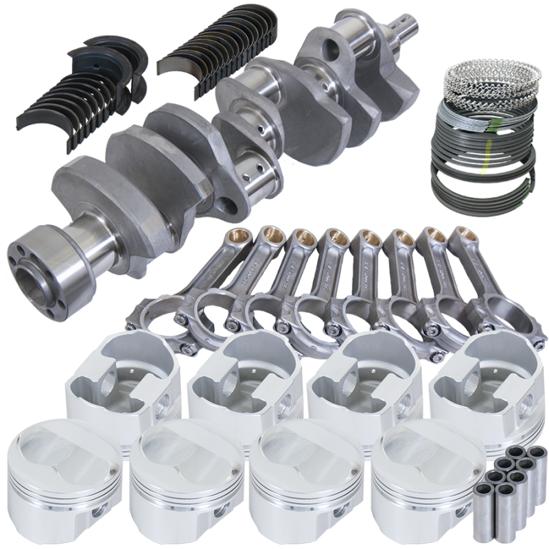 Eagle Chevy LT1 350 1Pc 3.750in Crank 5.700in I-Beam Rods 7cc Dome 4.060in Pistons Rotating Assembly