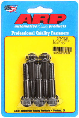 ARP 671-1001 Metric Thread Bolt Kit M8 x 1.25 x 20mm 12pt black oxide bolts