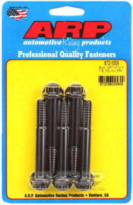 ARP 672-1009 Metric Thread Bolt Kit M10 x 1.50 x 70 12pt black oxide bolts Photo-1 