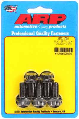 ARP 673-1001 Metric Thread Bolt Kit M10 x 1.25 x 20 12pt black oxide bolts Photo-1 