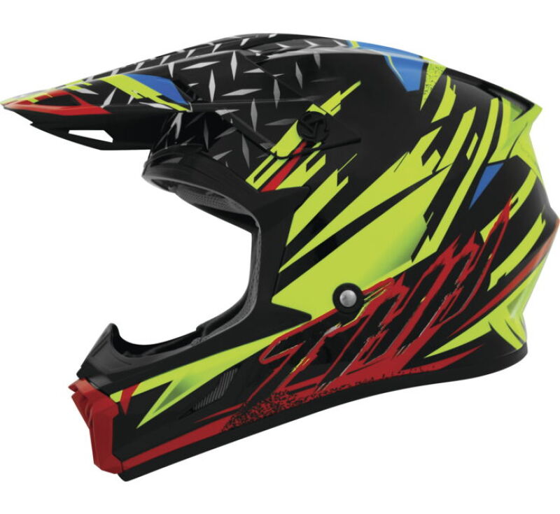 THH Helmets T710XR Assault Yellow/Red - Small