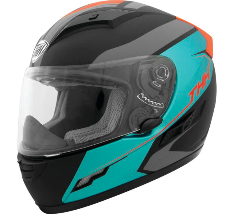 THH Helmets TS-80 Vision Orange/Turquoise - XS