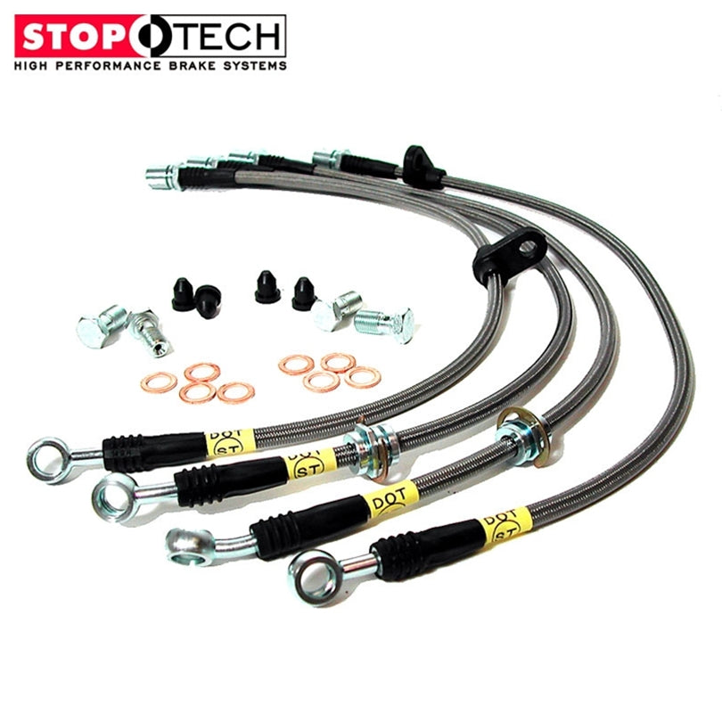 STOPTECH 950.44034 Front Stainless Steel Brake Line Kit SCION/SUBARU BRZ/FR-S 2013-2018 Photo-1 