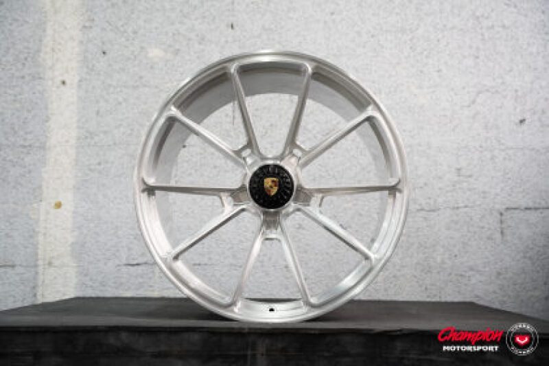 Vossen X Champion RS92 20X9 / ET52 / 5X130 -Brushed Gloss Clear Wheel / 981 GT4 - Rear