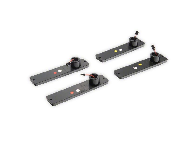 Raxiom 76-86 Jeep CJ7 Axial Series LED Side Marker Lamps- Smoked- Front and Rear