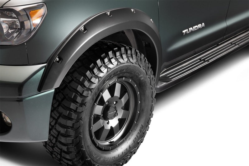 Bushwacker 07-13 Toyota Tundra Forge Style Flares 4pc - Black Textured