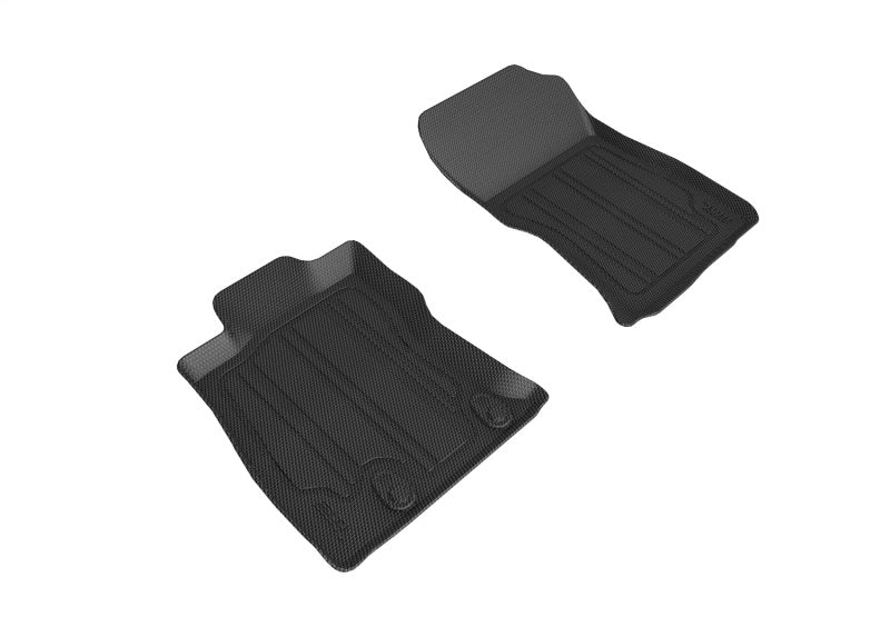 3D MAXpider 19-24 Subaru Forester Kagu 1st Row Floor Mat (Use w/ PN L1SB02404609) - Black (2pc)