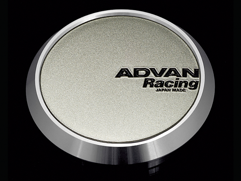 Advan 73mm Full Flat Centercap - Racing Sand Metallic