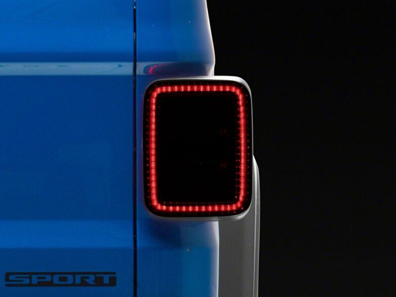 Raxiom 20-26 Jeep Gladiator JT Axial Series LED Tail Lights- Black Housing- Smoked Lens