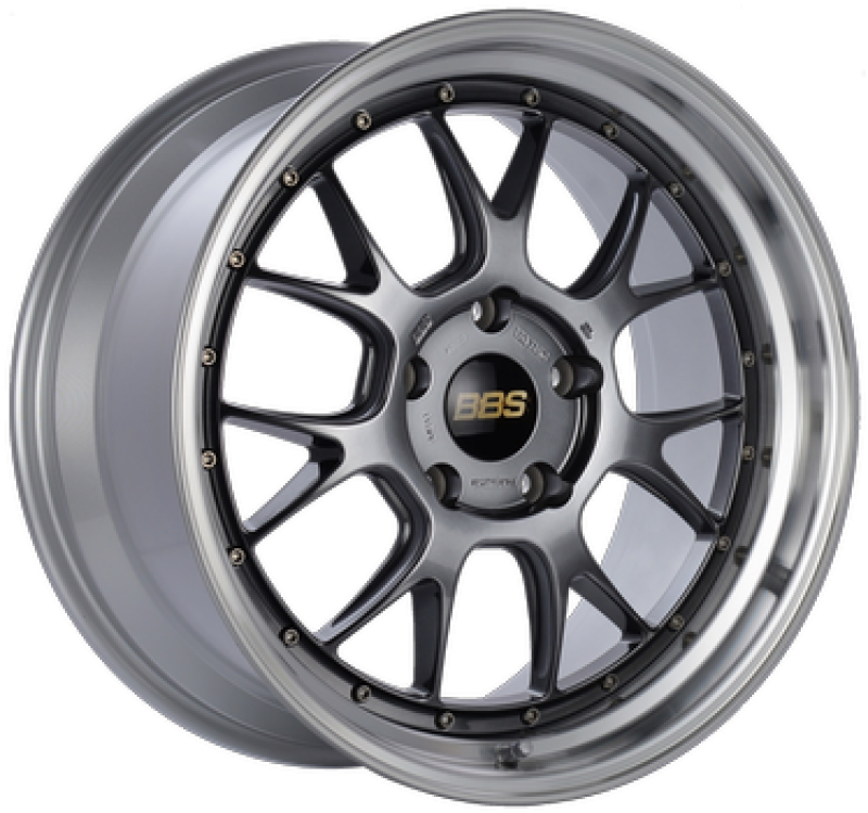 BBS LM-R 19x8.5 5x120 ET28 Diamond Black Center / Diamond Cut Lip Wheel -82mm PFS/Clip Required