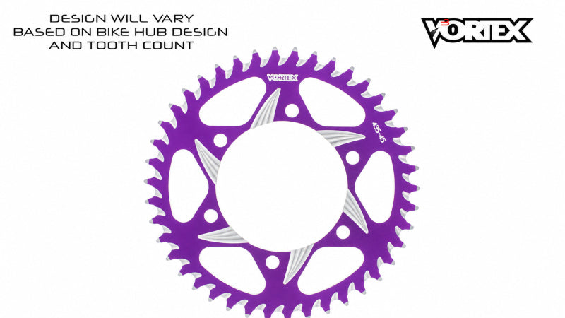 Vortex Racing 52 Tooth 520 Rear Sprocket - Purple