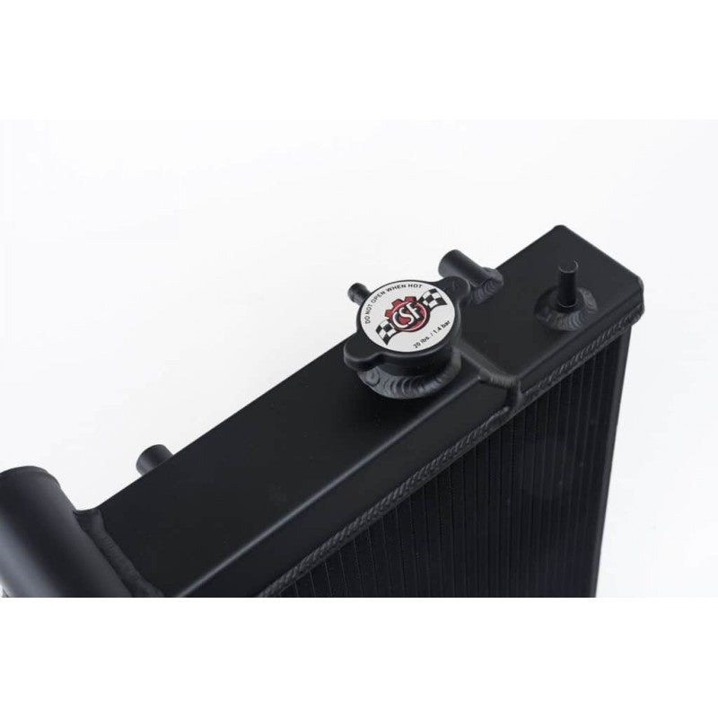 CSF 7095B High Performance Cooling Radiator (black) for SUBARU WRX STI (MT/CTV) 2015-2021 Photo-4 