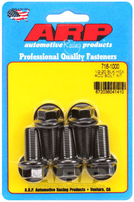 ARP 716-1000 SAE Bolt Kit 1/2-20 x 1.000 hex black oxide bolts Photo-1 