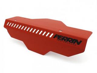 PERRIN PSP-ENG-150RD Pulley and Belt Cover (red) for SUBARU 2008+ Photo-1 