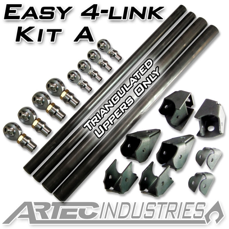Artec Industries Easy 4 Link - Kit A - Tube - 7/8 In & 1 1/4 In Rod Ends