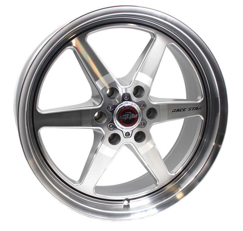 Race Star 93 Truck Star 17x9.5 6x5.50BC 6.00BS Silver/Machined Wheel