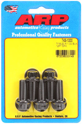 ARP 743-1000 SAE Bolt Kit 7/16-20 x 1.000 12pt black oxide bolts Photo-1 