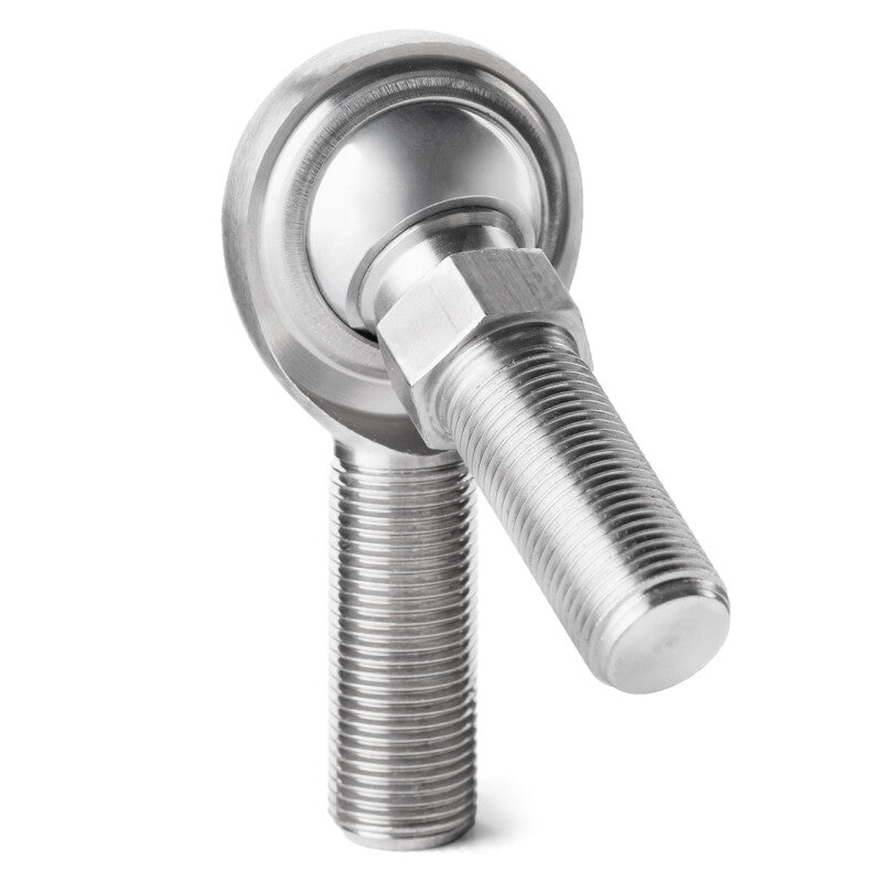 QA1 G Series 2-Pc Rod End - Male/Right Hand - .75in Bore x 3/4-16 w/Stud - Stainless Steel w/PTFE