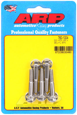 ARP 760-1004 Metric Thread Bolt Kit M6 x 1.00 x 35 hex SS bolts Photo-1 