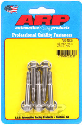 ARP 760-1005 Metric Thread Bolt Kit M6 x 1.00 x 40 hex SS bolts Photo-1 