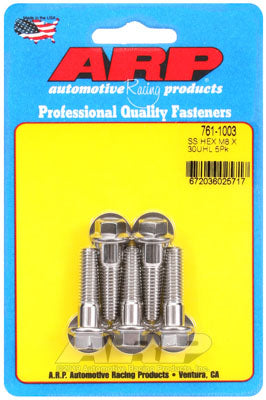 ARP 761-1003 Metric Thread Bolt Kit M8 x 1.25 x 30mm hex SS bolts Photo-1 