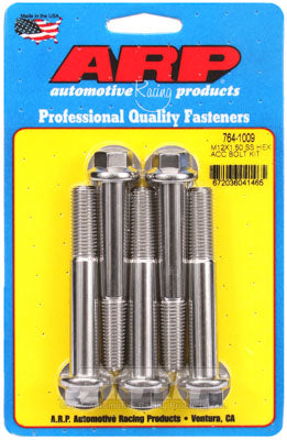 ARP 764-1009 Metric Thread Bolt Kit M12 x 1.50 x 80 hex SS bolts Photo-1 