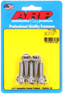 ARP 771-1002 Metric Thread Bolt Kit M8 x 1.25 x 25 12pt SS bolts Photo-1 