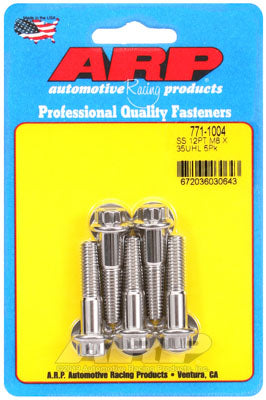 ARP 771-1004 Metric Thread Bolt Kit M8 x 1.25 x 35 12pt SS bolts Photo-1 