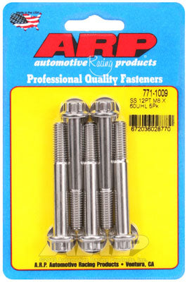 ARP 771-1009 Metric Thread Bolt Kit M8 x 1.25 x 60 12pt SS bolts Photo-1 