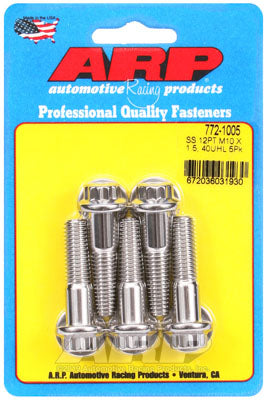 ARP 772-1006 Metric Thread Bolt Kit M10 x 1.50 x 45 12pt SS bolts