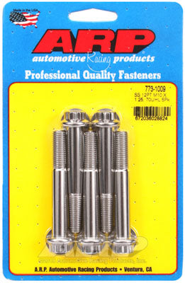 ARP 773-1009 Metric Thread Bolt Kit M10 x 1.25 x 70 12pt SS bolts Photo-1 