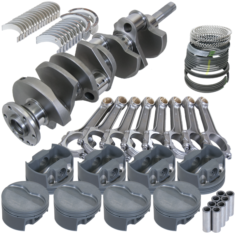 Eagle Ford FE 4.125in Crank 6.700in I-Beam Rods -7cc Flat Top 4.080in Pistons Rotating Assembly