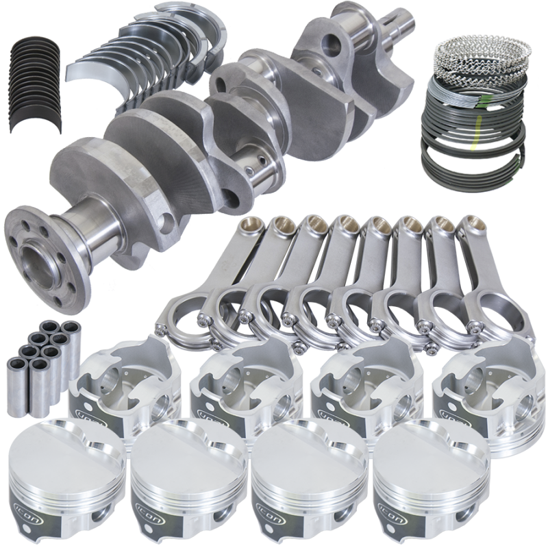 Eagle Chrysler 318 4.000in Crank 6.123in H-Beam -4.7cc Flat Top 3.950in Pistons Rotating Assembly
