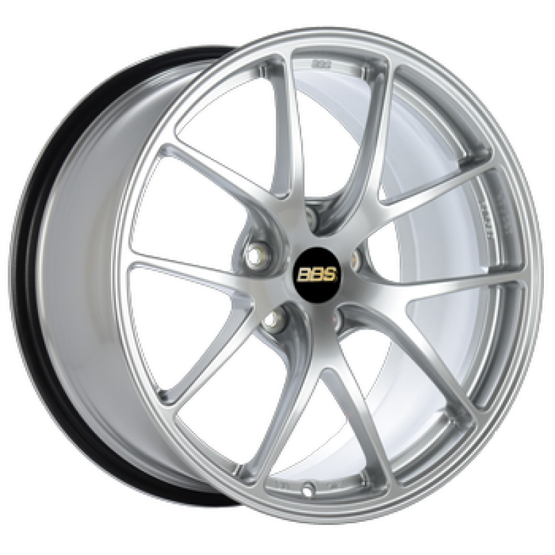 BBS RI-A 18x9.5 5x120 ET23 Diamond Silver Wheel -82mm PFS/Clip Required