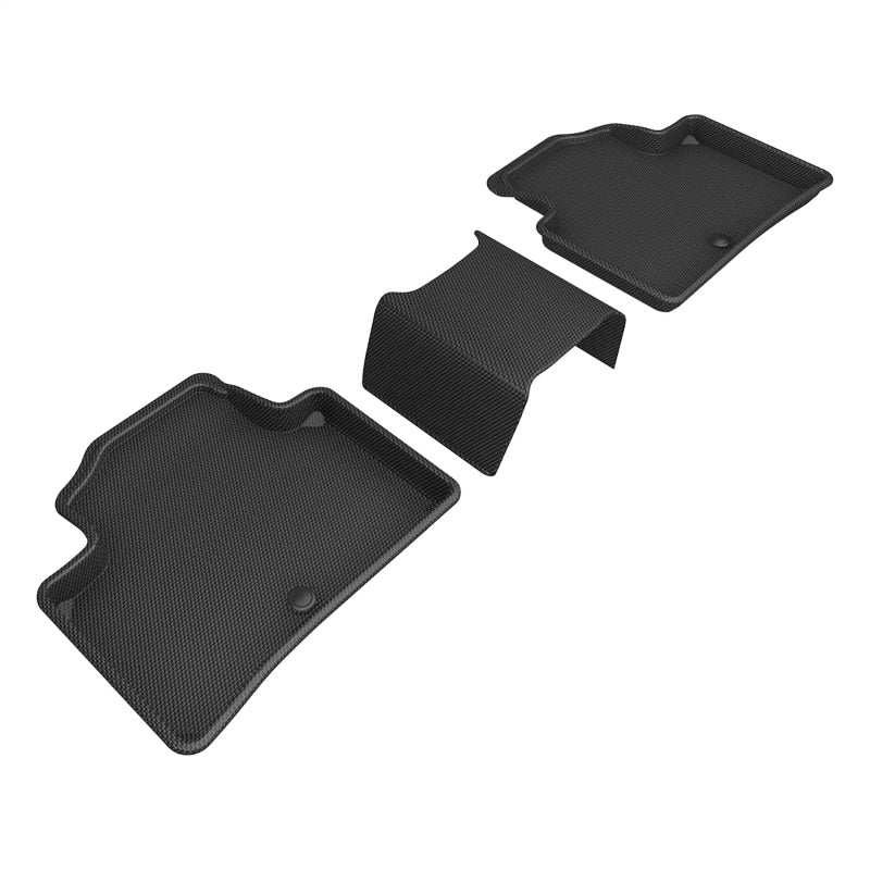 3D MAXpider 2026 Genesis GV70 Kagu 2nd Row Floor Mat - Black (3pc)