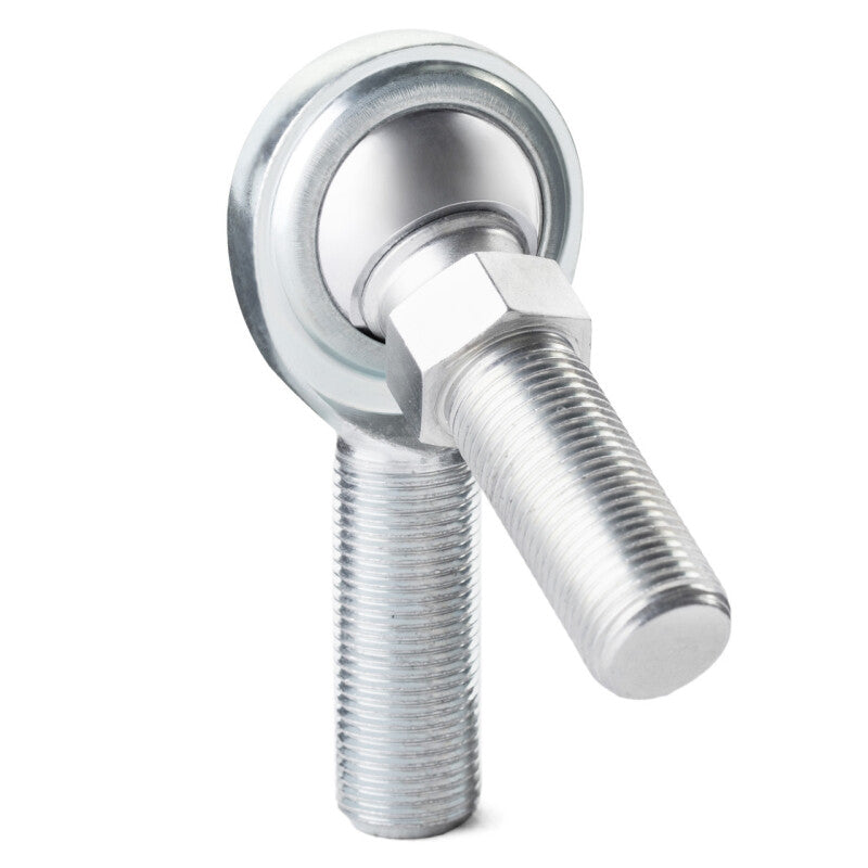 QA1 C Series 2-Pc Rod End - Male/Right Hand - 6mm Bore x M6x1.0 w/Stud - Carbon Steel