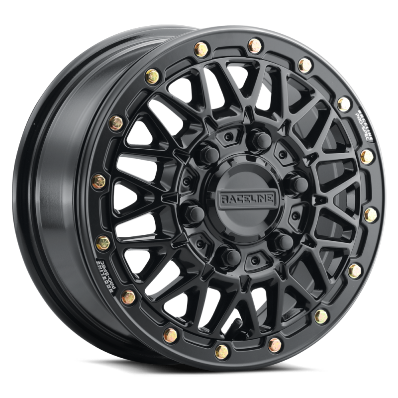 Raceline A15 Omega 15x7in / 6x139.7 BP / 38mm Offset / 78.1mm Bore - Gloss Black