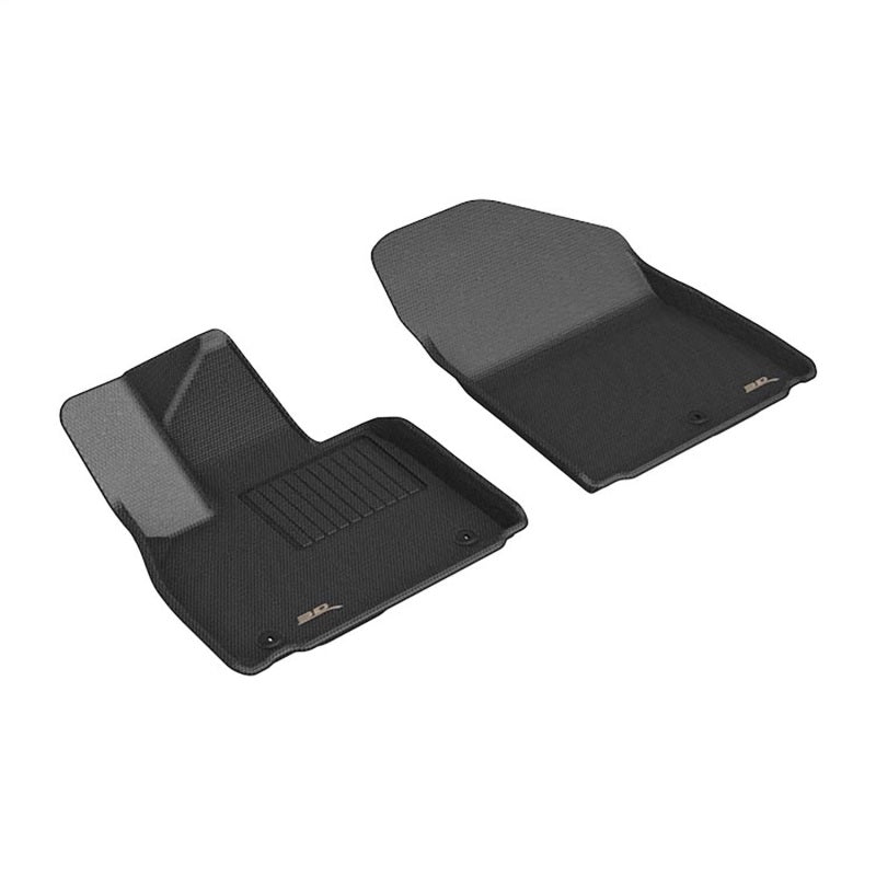 3D MAXpider 2026 Hyundai Palisade (Gas) Kagu 1st Row Floor Mat - Black (2pc)