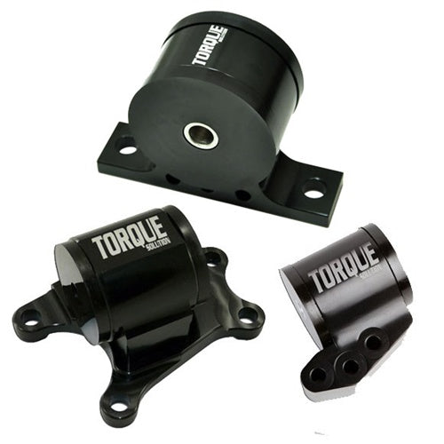 TORQUE SOLUTION TS-EV-126 Billet aluminum 3 piece Engine Mount kit: MITSUBISHI Evolution VII-IX 200 Photo-1 