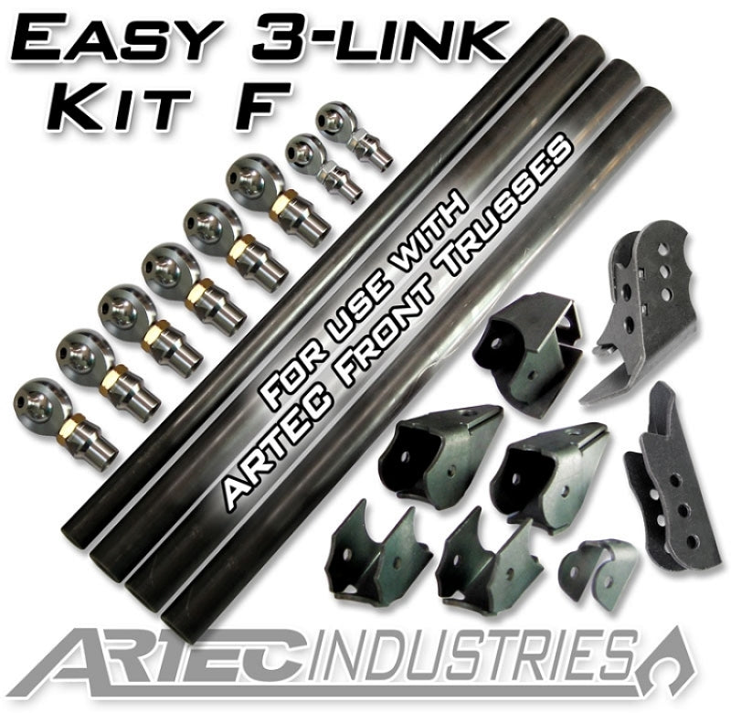 Artec Industries 85-97 Ford F-350 Easy 3 Link No Tubing Outside Frame Front Driver (Rear Passenger)