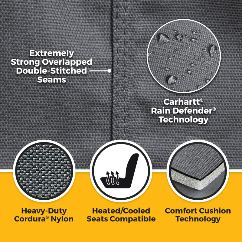 Covercraft 23-24 Chevrolet Silverado 2500 3500 Carhartt Super Dux Precision Fit Frt Row Seat Covers