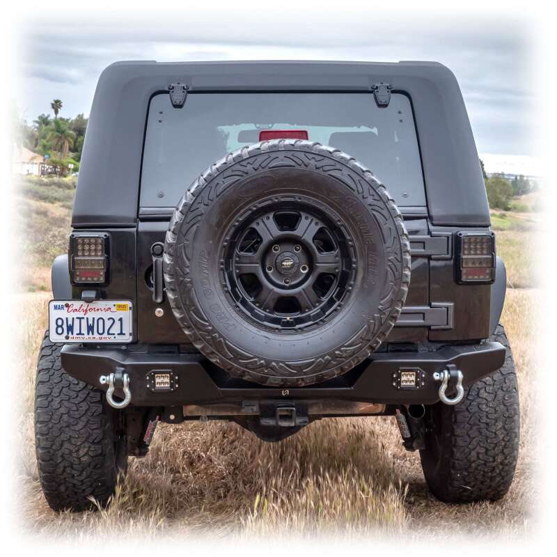 Turn Offroad 2007-2018 Jeep JK 2 Door Fastback Hardtop 2 Piece Primer (Paintable)