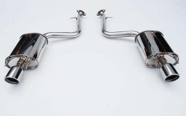 INVIDIA HS13LISG3S Q300 Axleback exhaust for Lexus IS350 (2013+) Polished stainless Tips Photo-3 