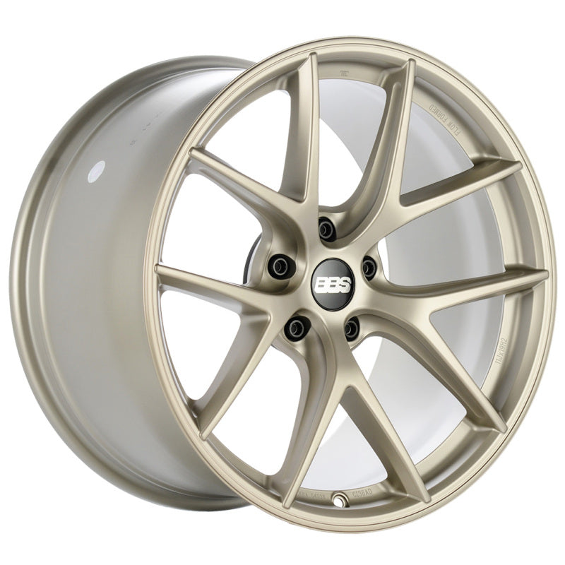 BBS Unlimited CI-R 19x11.5 ET65 (Face 2) Satin White-Gold Wheel