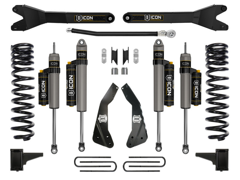 ICON 11-16 Ford F250/F350 4.5in Stage 4 Suspension System w/ Radius Arm